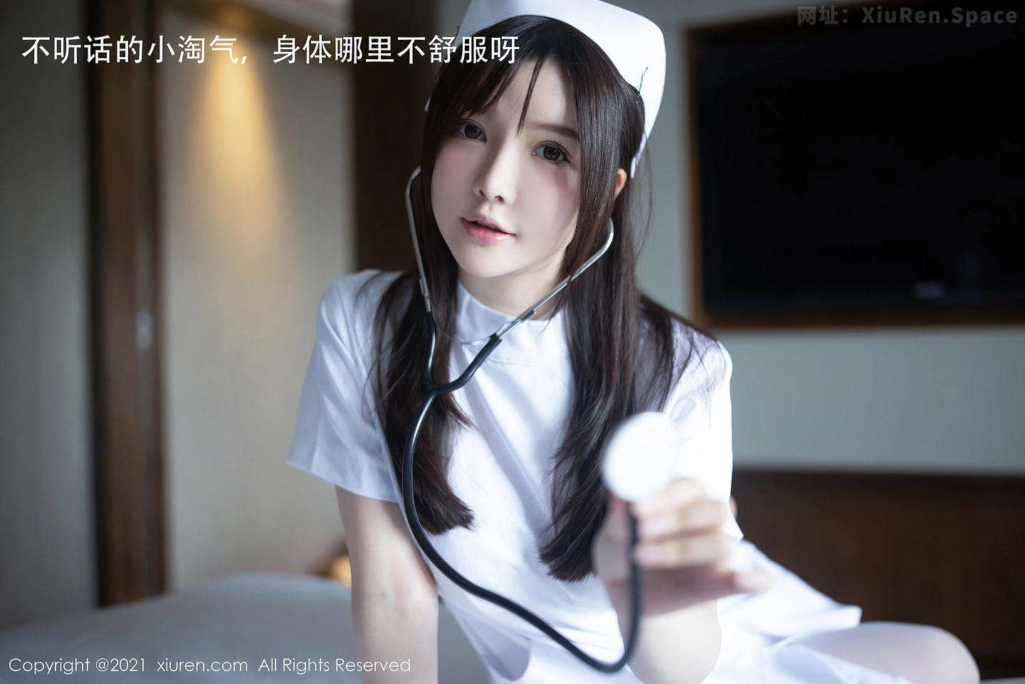 图片[3]-[XiuRen秀人网]VOL.3114 女神糯美子Mini洁白护士制服主题私房蕾丝内衣秀豪乳翘臀诱惑写真54P-秀人网官方网站